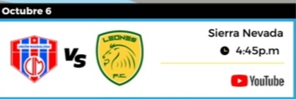 #DeportesBahiaLinda #LasultimasdelCiclon el partido <a href="/UnionMagdalena/">Unión Magdalena S.A</a> vs <a href="/Leonesfutbolc/">Itagüí Leones FC Oficial</a> por la fecha 14 del <a href="/TorneoBetplay/">Torneo Betplay</a> se juega el domingo 6 de octubre de 2024 a las 4:45 pm en el  <a href="/EstadioSamario/">Estadio Sierra Nevada de Santa Marta</a>
