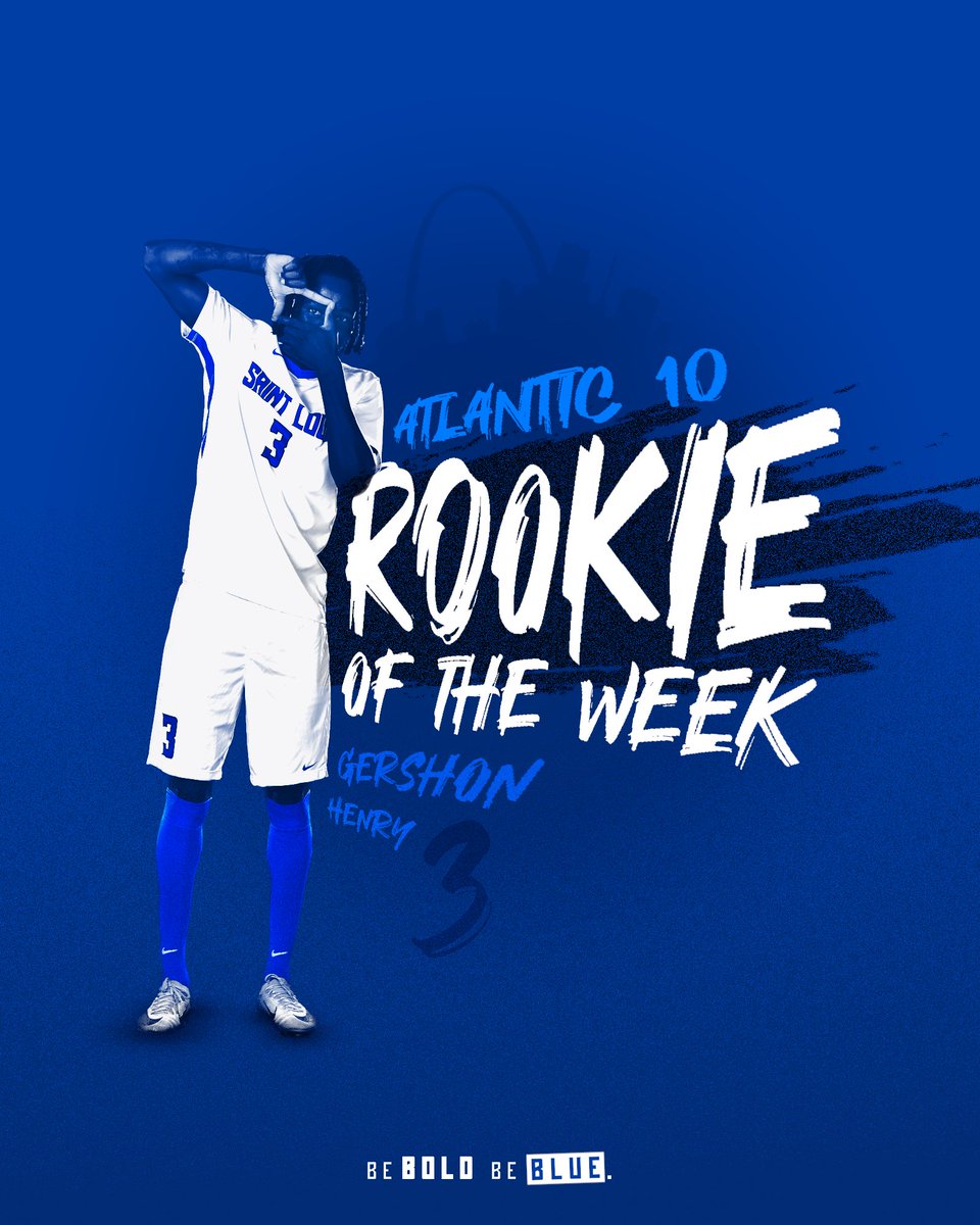 Gershon Henry earns <a href="/atlantic10/">Atlantic 10 Conference</a> Rookie of the Week.

#BeBold #BeBlue 🔵