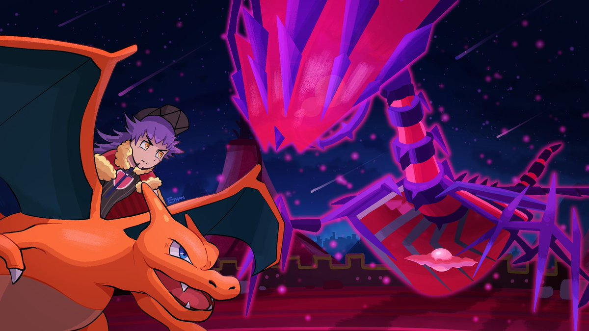 ethanexion's tweet photo. To date this is one of the toughest pieces I've drawn. For being a bone monster Eternatus is super difficult to draw!  🔥 #Pokemon #NintendoSwitch #Fanart https://t.co/2SP2DbCruu