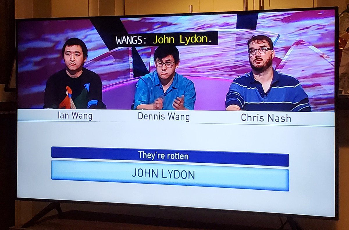 Natalie24428913's tweet image. Why want one Wang? #WANGS #OnlyConnect