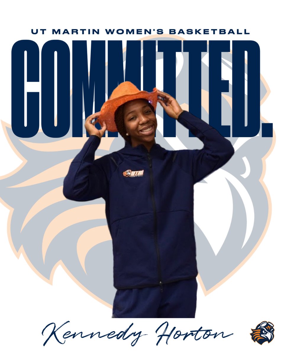 100% COMMITTED💙!                                                           Beyond blessed to announce my commitment to play D1 basketball at the University of Tennessee of Martin! Thank you to all my coaches, trainers, and my parents for helping me along the way! #futureskyhawk