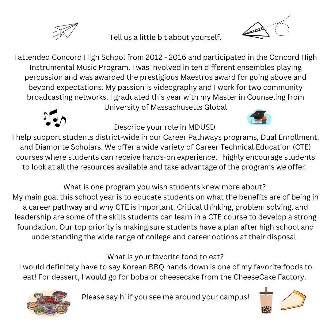 MDUSD Career Pathways tweet media