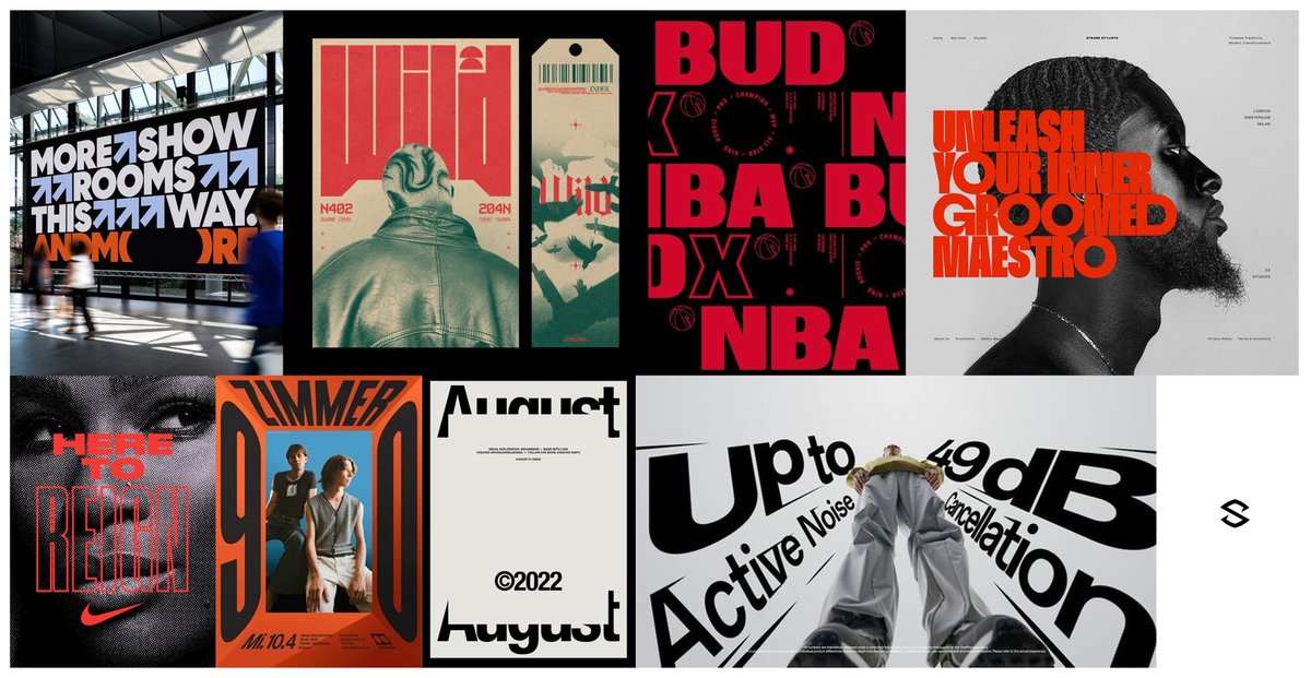 SesoHQ's tweet photo. Graphic Designers,

Mondays suck..

So here is my morning inspiration board focusing on awesome typography and poster compositions. Consider the layout, use of perspective, and gradients. 

W}134 Enjoy! https://t.co/kM5yk0EglN