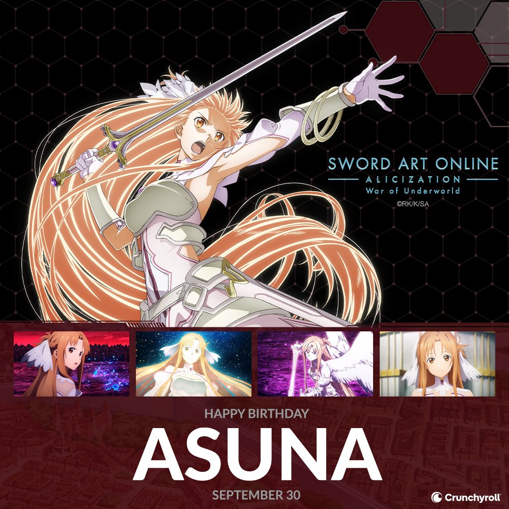 Happy Birthday to our fearless warrior, Asuna! ✨