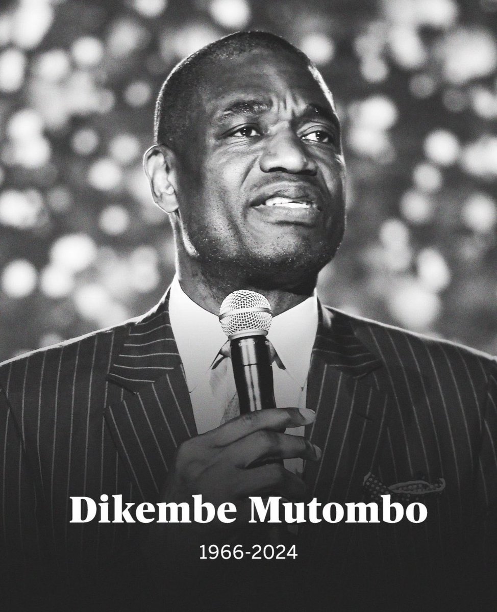 NBA Hall of famer, humanitarian, philanthropist, leader, giant and much more… RIP legend ! #Dikembe #Mutombo