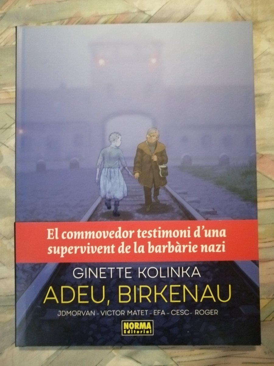 I per part de <a href="/NormaEditorial/">Norma Editorial</a>, tenim les seves novetats de #CòmicEnCatalà. En primer lloc #AdeuBirkenau, de <a href="/JDMorvan/">Jean-David JD Morvan</a>, <a href="/victormatet/">victor matet</a>, @Ricardefa, <a href="/CFDalmases/">Cesc F. Dalmases</a> i <a href="/SurrocaR/">R.Surroca</a>.