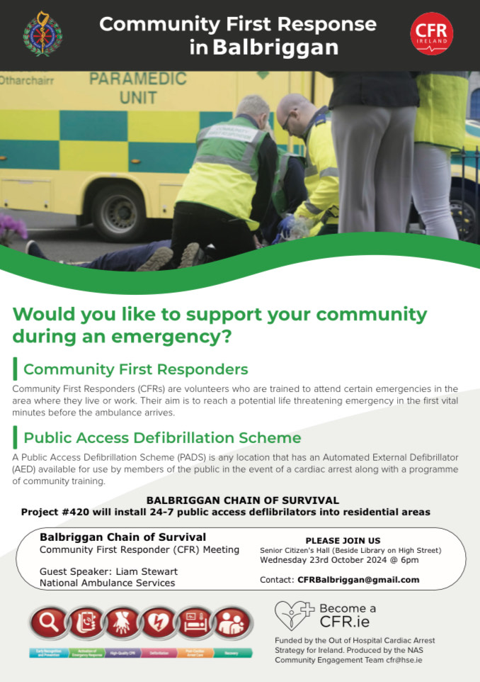 WildFPictures's tweet photo. CFR Citizen Assembly
Wednesday 23rd October 2024 at 6pm
Senior Citizen Hall, High Street
All Welcome

Click here: https://t.co/lngdjIHkRH

@OurBalbriggan @Balbriggancc @BalbrigganIF @BalbrigganRFC @lorbalnews @BalbrigganETNS @Balbriggancycle @bbjuniorparkrun @BalbrigganFC https://t.co/B20DtJTGyz