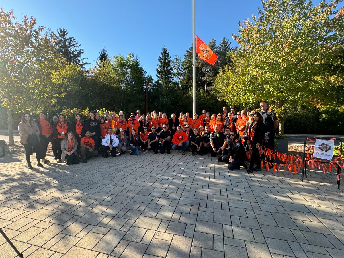 EG_FES's tweet image. Today we gathered together to reflect, remember, honour and commemorate the history of the residential school system.  🧡

This day honors not only residential school survivors, but all the children who never made it home, as well as their families and communities.🧡…