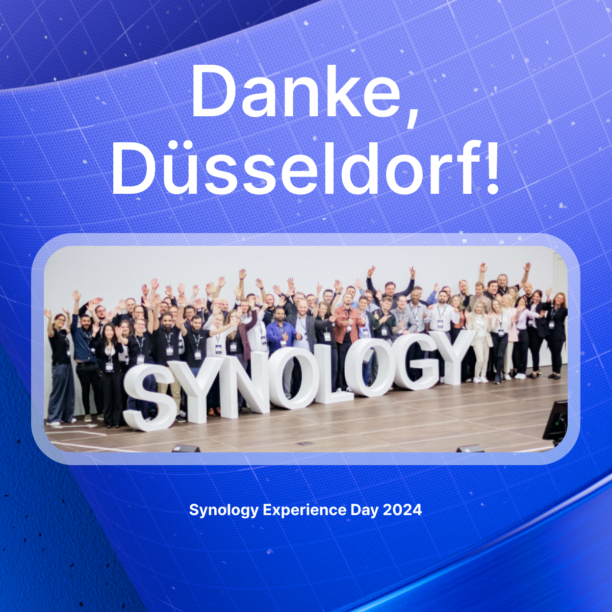 Der erste Synology Experience Day in Düsseldorf liegt hinter uns – DANKE an alle, die dabei waren! 🎉 Ihr habt uns tolle Fragen und wertvollen Input mitgebracht. 😊
Die Vorbereitungen für Zürich laufen bereits. Seid ihr dabei? Jetzt anmelden 👉 sy.to/uueyu