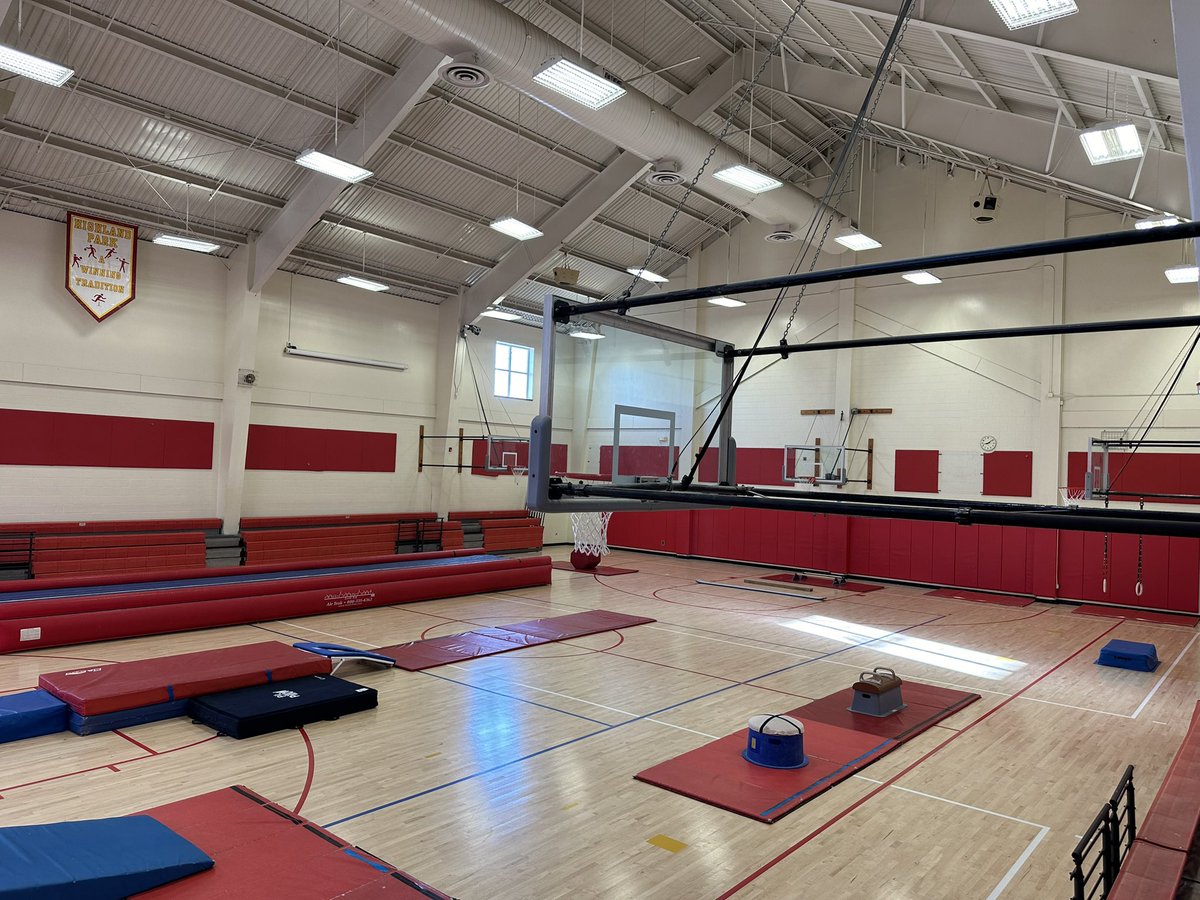 Middle school PE Gymnastics! Let’s roll! <a href="/hpisdschools/">Highland Park ISD</a>