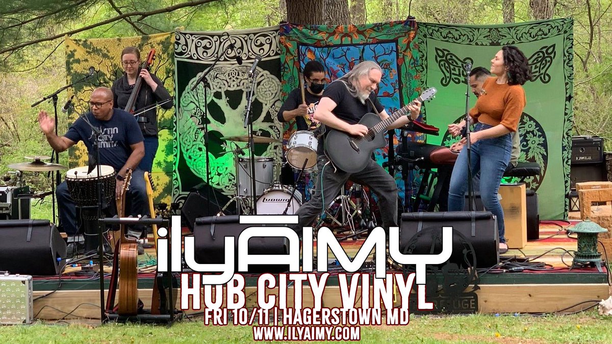 Next week ilyAIMY's coming out to a not-oft-visited-by-us corner of our home state. We're wrong to be so remiss - help spread the word! Loft 129 in Cumberland on Thursday the 10th, and  Live at Hub City Vinyl in Hagerstown, MD on Friday the 11th. Info at ilyaimy.com