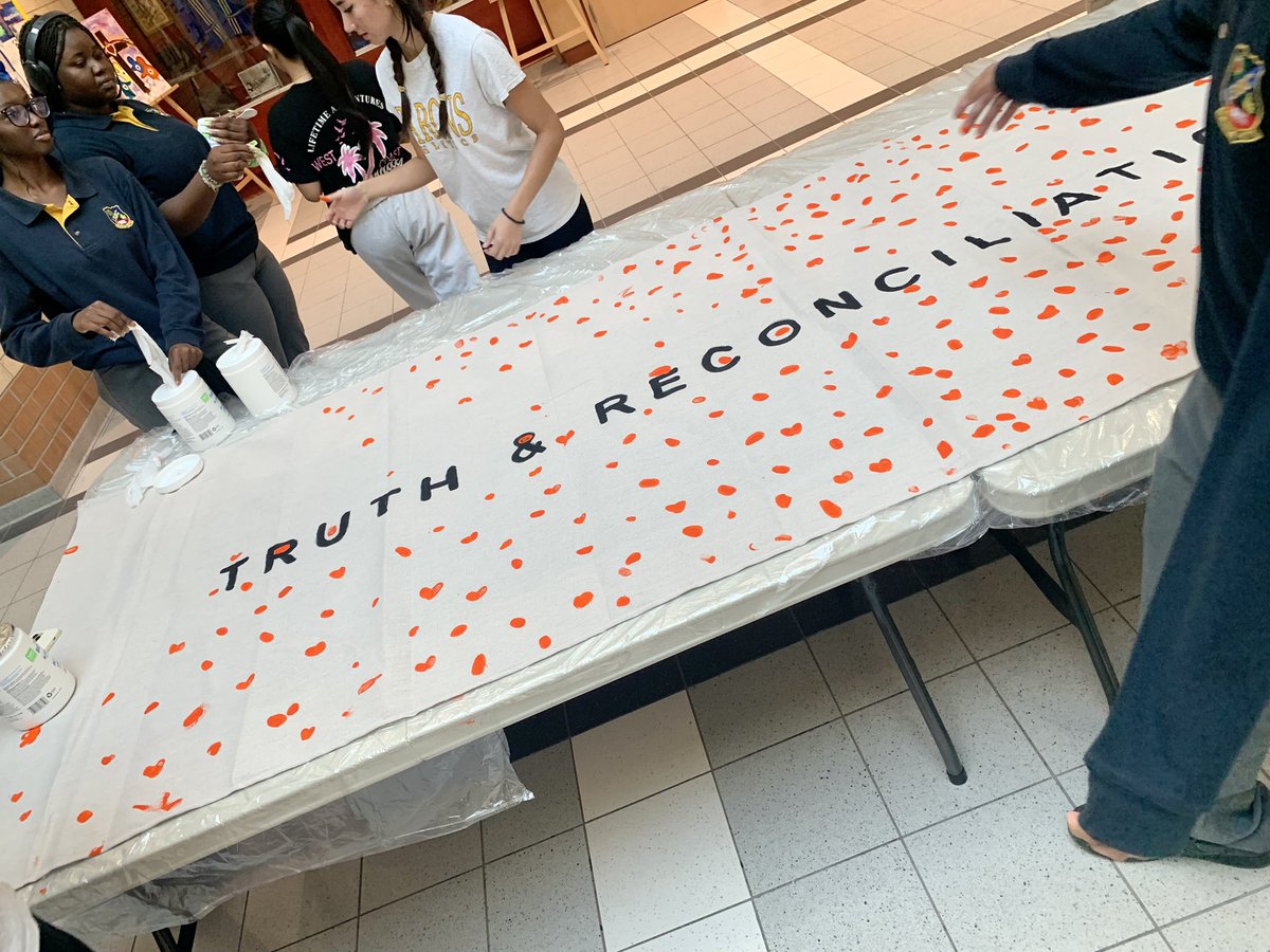 Remembering and honouring the students who never returned home🌈

Thanks to Mr Viveiros, Ms Rizzardo-Freitas, and ISP Students for organizing and facilitating @tcdsb SBC’s #truthandreconciliationday event today🙏🏻

#everychildmatters #OrangeShirtDay