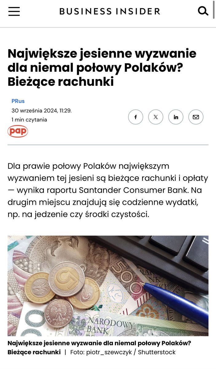 ❗️Połowa Polaków ma kłopot z opłaceniem rachunków. Prąd, gaz, woda, śmieci, ścieki, czynsz, a najgorsze dopiero przed nami. Przyszły przymrozki, a z nimi drastycznie wyższe rachunki za ogrzewanie. Inflacja rośnie, liczba ofert pracy spada. Uśmiechnięta Polska w pełnej krasie.