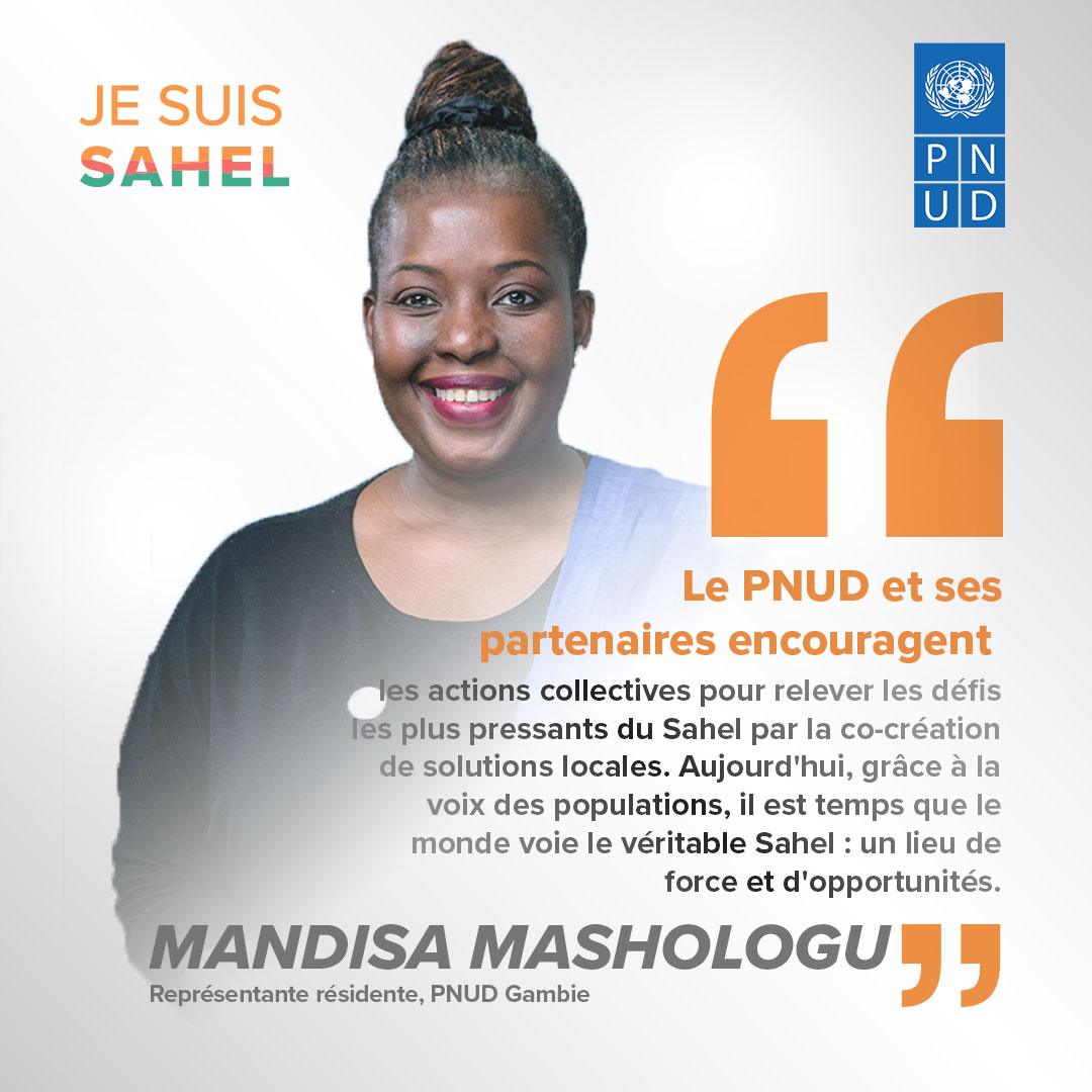 AbdourahamaneAS's tweet photo. Aujourd'hui, plus que jamais, le Sahel se relève grâce à l'action collective de ses habitants et de partenaires comme le #PNUD.

#JeSuisSahel #IAMSahel 

@UNDPWACA @UNDPAfrica https://t.co/H4aam3YgES