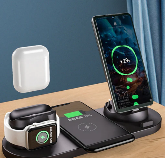 yourwatchband's tweet image. Boost your charging game with our 6-in-1 Wireless Fast Charging Station for Airpods and iPhone! ⚡️📱💪 It's as durable and strong as your style. Say goodbye to clutter and hello to convenience!
🔗: [bit.ly/3X8UhK8]

#WirelessCharging #TechEssentials #StyleAndPower