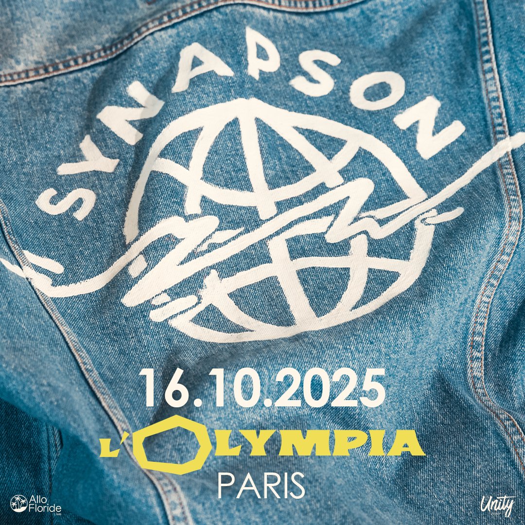 [𝗖𝗢𝗡𝗖𝗘𝗥𝗧] <a href="/synapson/">SYNAPSON</a> signe son grand retour à l'<a href="/OLYMPIAHALL/">L'Olympia</a>  le 16 octobre 2025 ! 🙌

Sept ans après leur dernier passage sur cette scène mythique, le duo célèbrera ses 15 ans avec un tout nouveau show 🥳

🎫 (mise en vente ce mardi, 10h) : link.dice.fm/synapson-olymp…