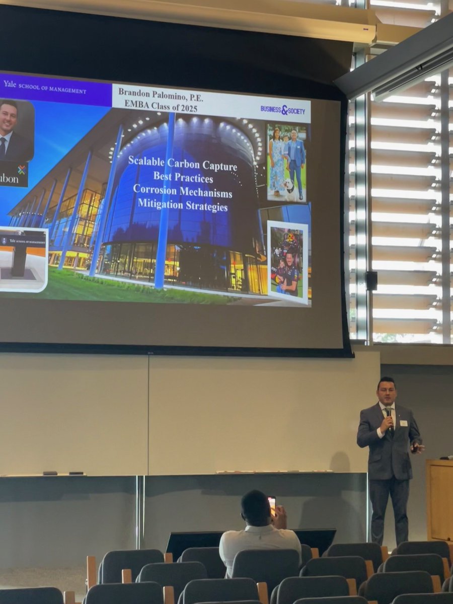 Audubon's own Brandon Palomino, P.E. was selected to speak at the 2024 Yale University YCNCC Research Showcase Event to present Audubon's carbon capture and transmission solutions strategy.
 
Learn more: audubon.info/c-cc
 
#CCUS #netzero #futureofenergy