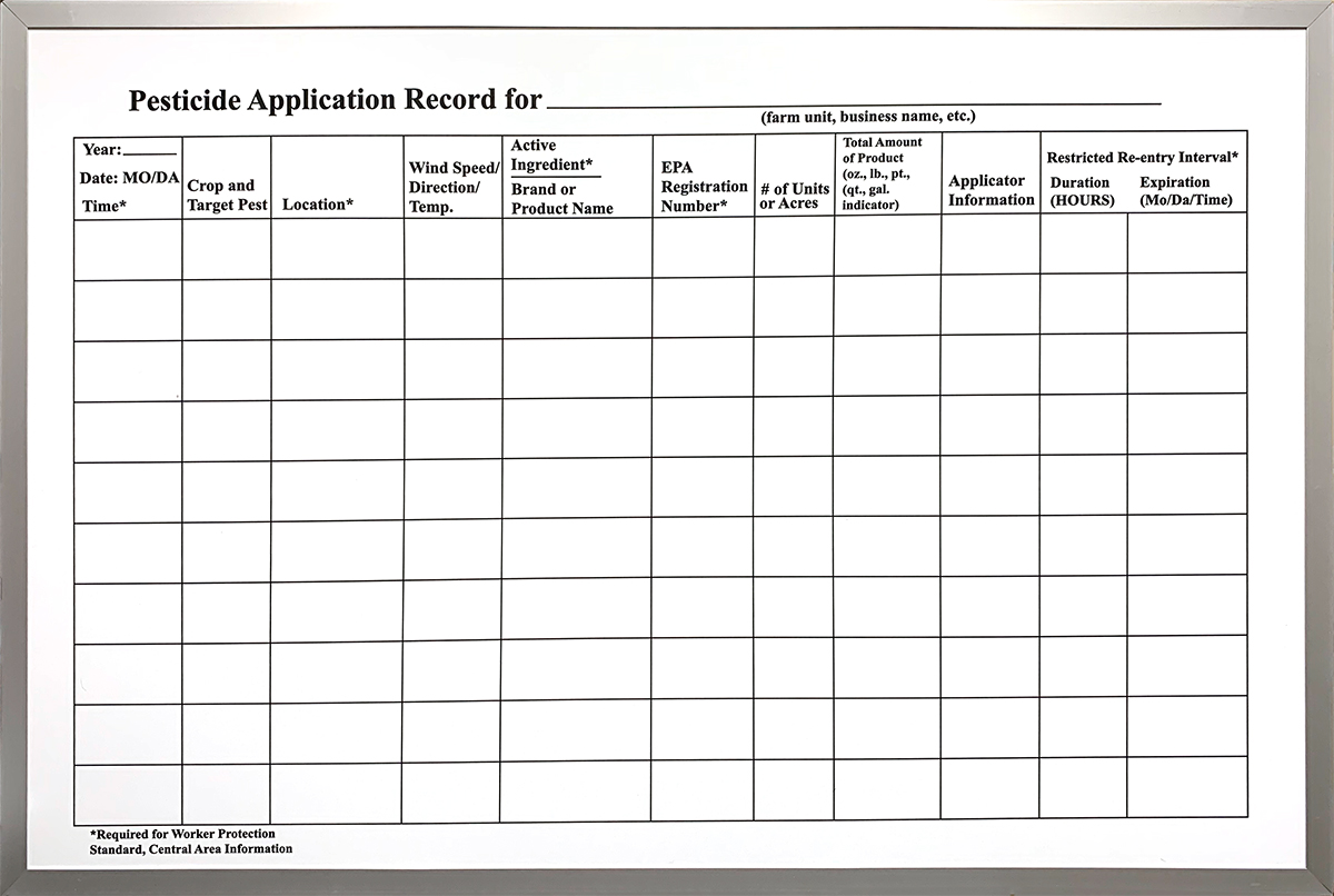 DDSCustomBoards's tweet photo. This whiteboard acts as a form to fill out needed info for what farm unit needs for the pesticide application form. With the ever and quickly changing areas, this board is easy to use.
#pesticide #pesticides #pesticidefreegardening #pesticidesafety #pesticideapplication https://t.co/RpOTIsfl8D