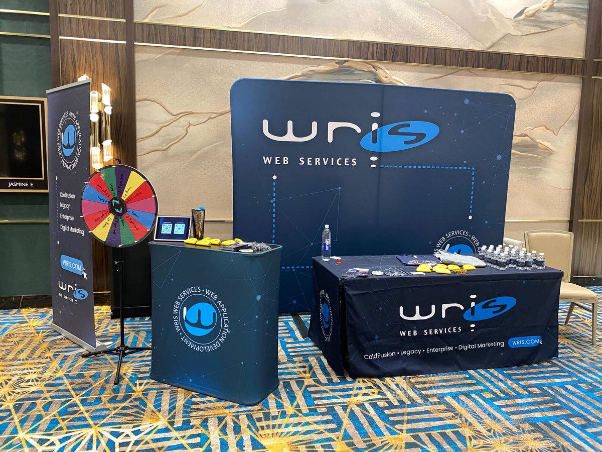 wris_oh's tweet photo. We are here at the Adobe CF Summit 2024 in Las Vegas! Stop by our booth to play some games, win some cool prizes, and chat about ColdFusion with us.
.
#Adobe #AdobeCF #ColdFusion #WebDevelopment #WebApplications #Coding #WebDevelopers https://t.co/k24xCyVenQ