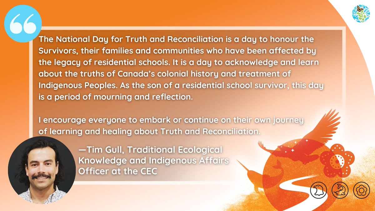 Today in 🇨🇦 is the National Day for Truth and Reconciliation #NDTR

CEC is committed to remembering &amp; honoring the lost children &amp; the survivors of residential schools, their families &amp; communities

We wish them strength, support &amp; the healing they need
👉nctr.ca/education/teac…