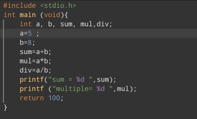 vishalbyadav9's tweet photo. Comment the output of this c language code
#language #clanguage #ccpp
#code #basicprogram https://t.co/5Cy7qBmJgb