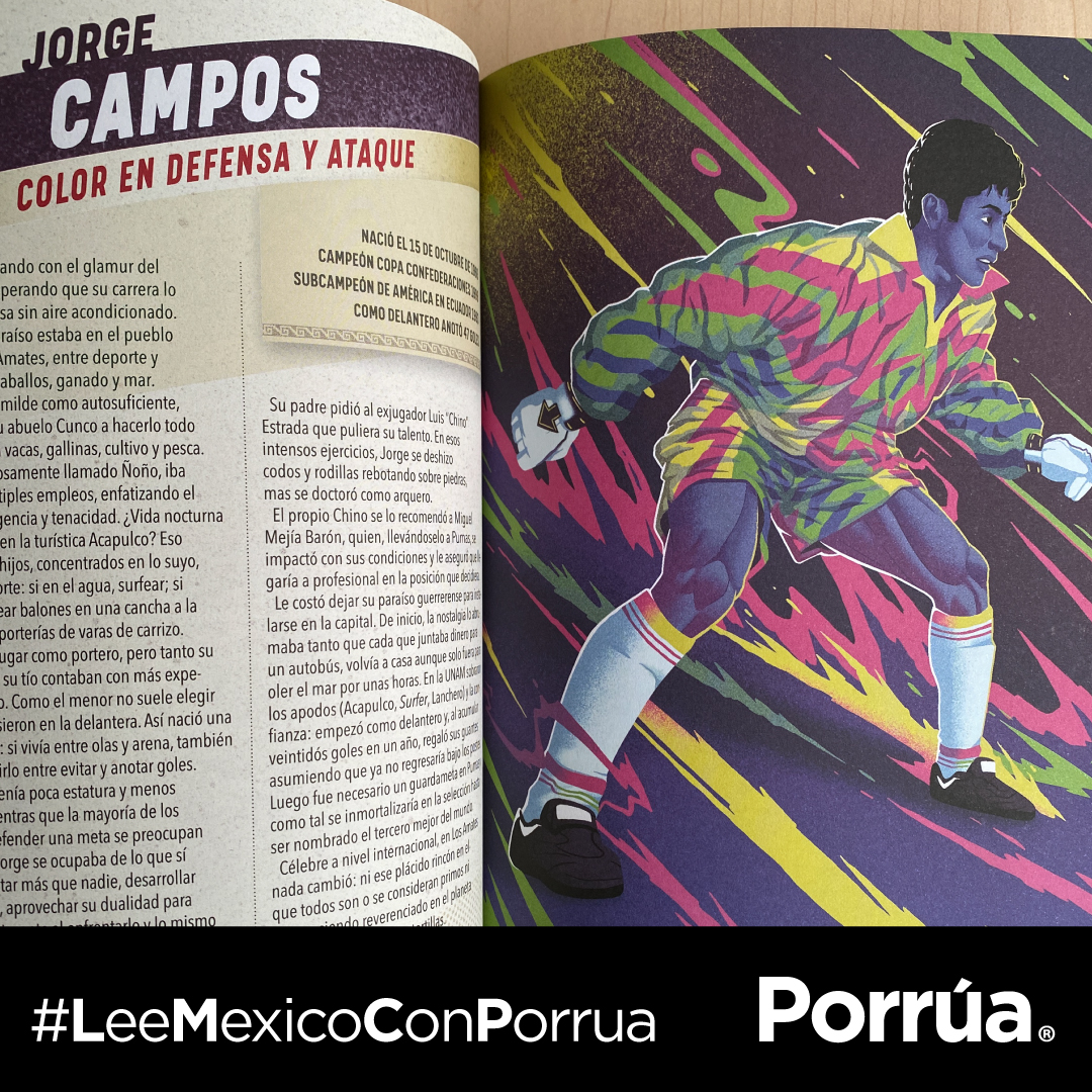 libreriaporrua's tweet image. "Jorge Campos. Color en defensa y ataque."
"Soraya Jiménez. La Hércules mexicana."
#100GloriasDeMexico #AlbertoLati #Porrua #Libreria #Libros #LibrosYMasLibros #LibrosRecomendados #Recomendaciones #Mexico #MesPatrio #FiestasPatrias #Literatura #Deportes #Mexicanos #Mexas