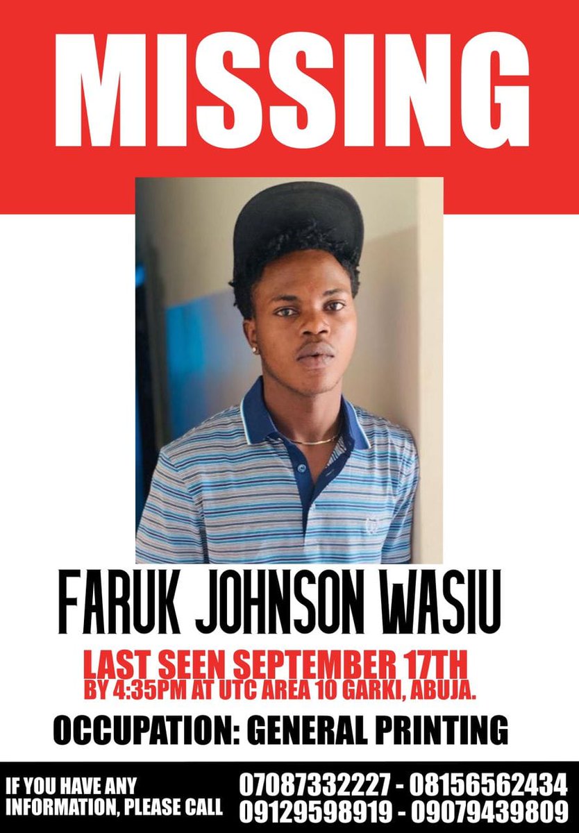 Ekwulu's tweet photo. MISSING PERSON KINDLY RETWEET. https://t.co/uUOfXrrtqS
