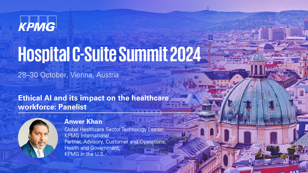 Anwer Khan to take part in #HCS2024 as a panelist on the ethical use of #AI and its impact on #healthcare workers. Learn more ore register:  bit.ly/3QCjDyo