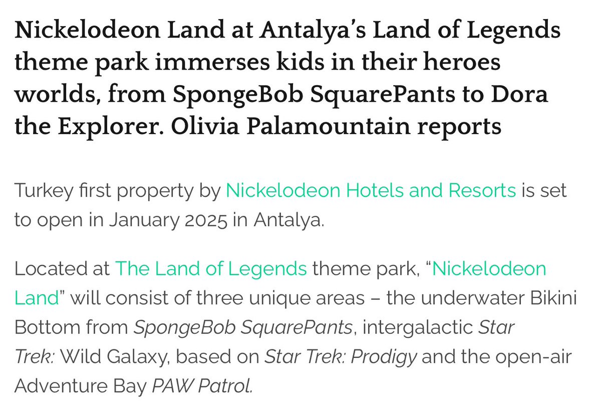 GoodAaron's tweet photo. That’s right, cadets — #StarTrekProdigy is getting its own theme park attraction!

Antalya’s Land of Legends theme park will feature ‘Star Trek: Wild Galaxy’, with the return of your favorite ragtag Protostar crew on a brand new adventure.

Bonus: Star Trek themed hotel suites! https://t.co/FjCCR1iEL8