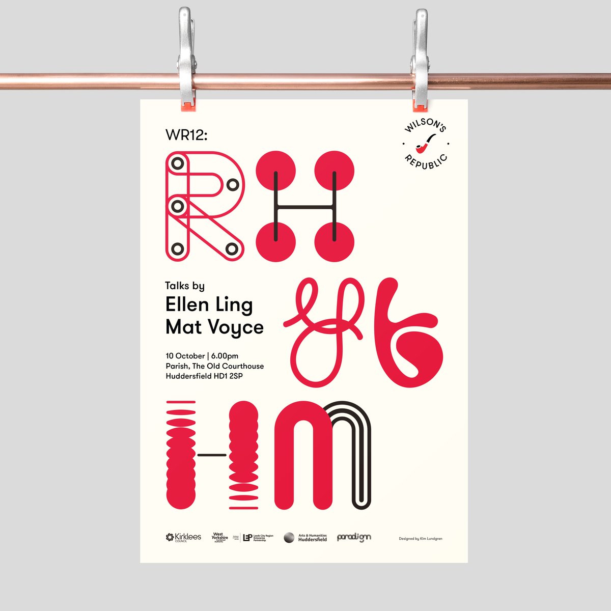 wilsonsrepublic's tweet photo. WR12: Rhythm, tickets  still available but are going at a rather rhythmic pace! Our superb guest speakers: @matvoyce &amp; @lingo_creative

We also wish to say a huge thank you to @collectedbykim for designing our wonderful identity for this event. 

Link to tickets in the bio! 👆🏼 https://t.co/0Pj0tGkswm