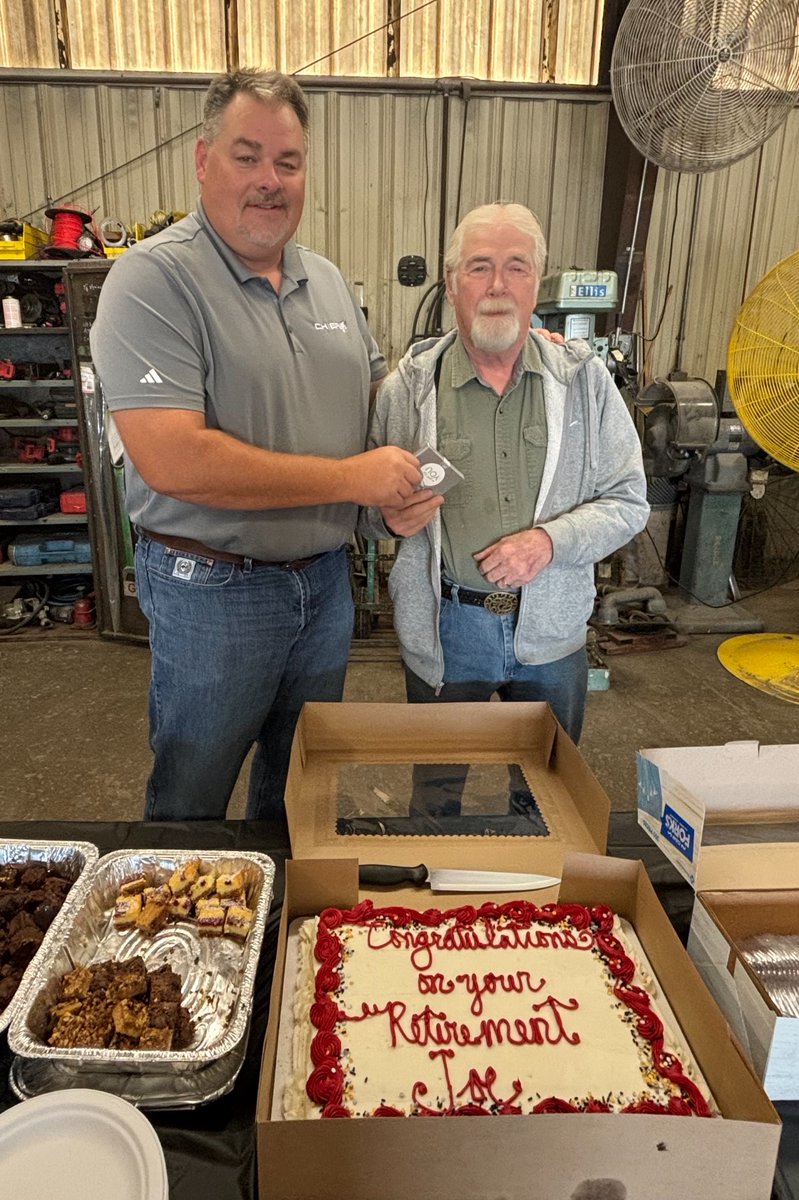 ChiefEthanol's tweet image. Congratulations to Joe Kistner and Rich Ingles on their retirement with Chief Ethanol Fuels! Both retired in September and are looking forward to starting the next chapter in their lives. #leadlikeachief #retirementgoals #noalarmclock