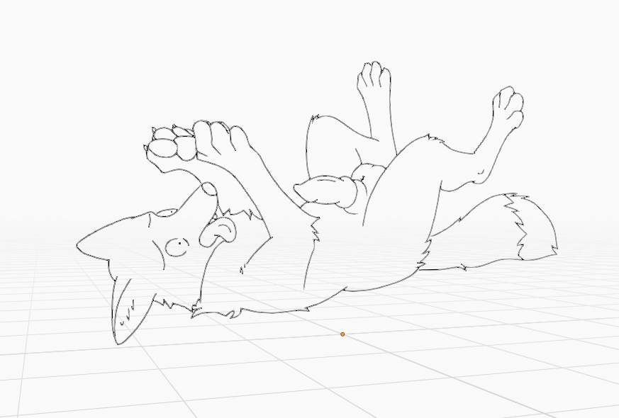 8Bit_Familiar's tweet photo. lil fox post-TF practice.
I've been trying out doing line art in Blender xD

#Transfur #TFEveryday https://t.co/ziEXQk8xWg
