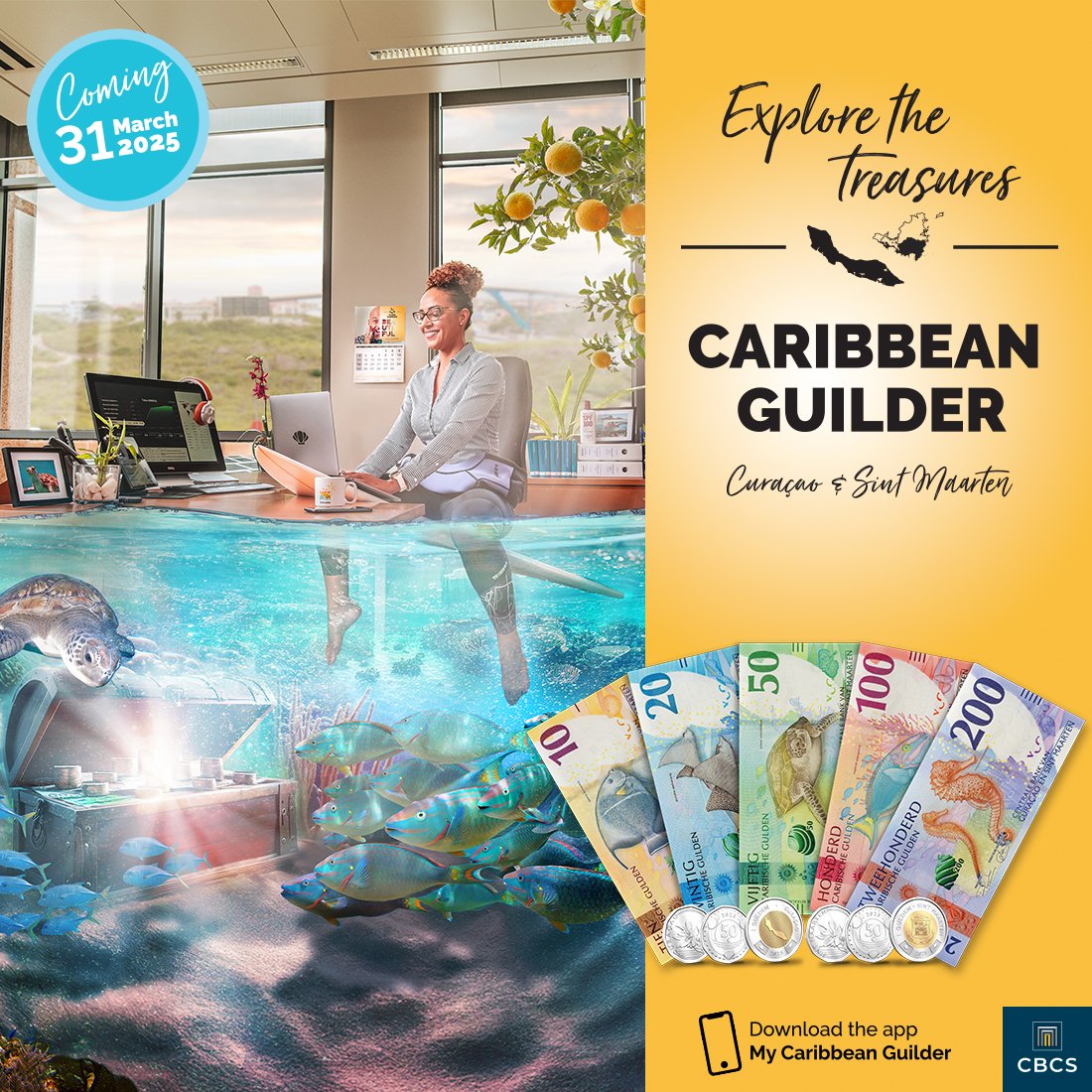 cbcs_cur's tweet photo. For many, the seahorses are their favorite! The Longsnout Seahorse on the new 200 banknote, can reach a length of 10 centimeters to 15 centimeters. Fun fact: Seahorses can move their eyes independently! https://t.co/H5SI46fxhR