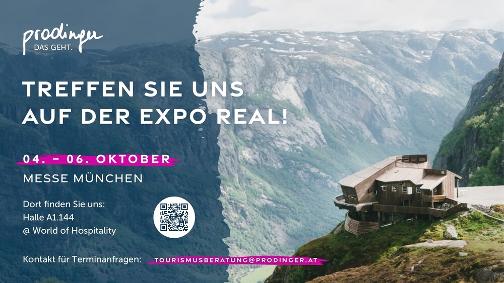 Treffen Sie uns auf der EXPO REAL! 🏔️ - eepurl.com/i0oxyc