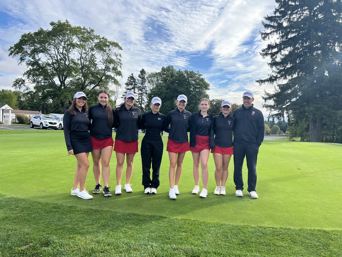 HSD_Athletics's tweet photo. Good luck to our girls golfers at Meadville CC 🔴⚫️⛳️ https://t.co/58iZaUzx25
