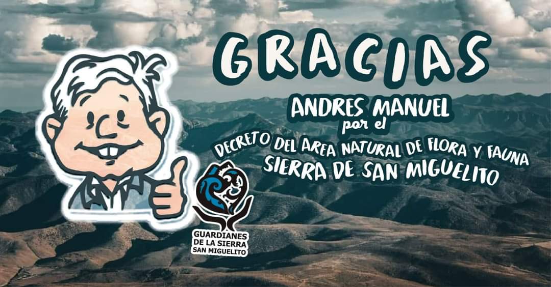 Todos Somos la Sierra de San Miguelito tweet media