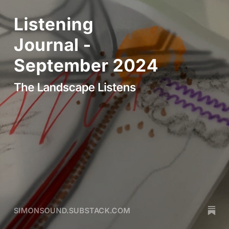 These are the sounds I heard in September. My monthly sharing of listening. open.substack.com/pub/simonsound…