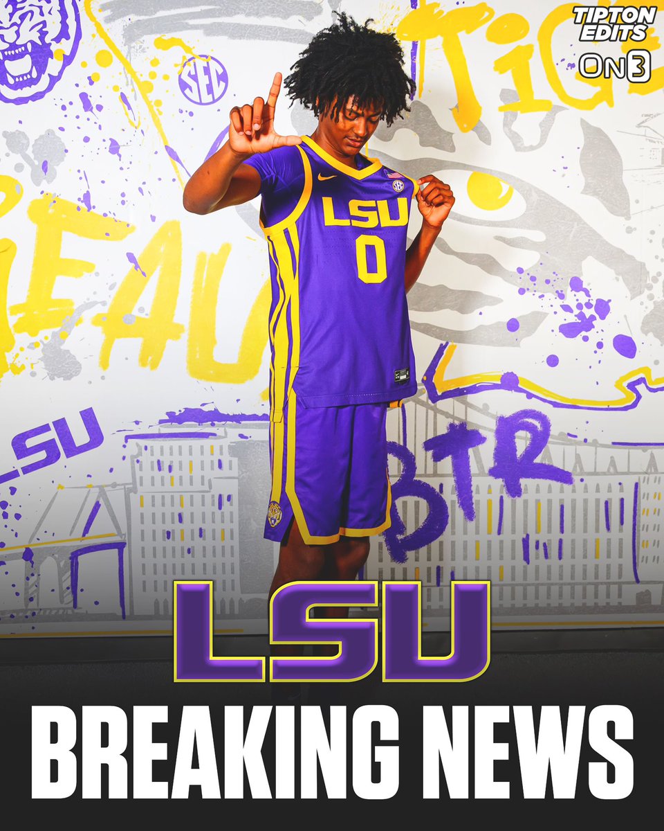 Joe Tipton (@tiptonedits) on Twitter photo BREAKING: 4⭐️ Mazi Mosley has committed to LSU, he tells <a href="/On3Recruits/">On3 Recruits</a>.
The 6-5 Shooting Guard chose the Tigers over USC, Michigan, Iowa, and others.
Story: on3.com/news/lsu-baske… BREAKING: 4⭐️ Mazi Mosley has committed to LSU, he tells <a href="/On3Recruits/">On3 Recruits</a>.
The 6-5 Shooting Guard chose the Tigers over USC, Michigan, Iowa, and others.
Story: on3.com/news/lsu-baske…