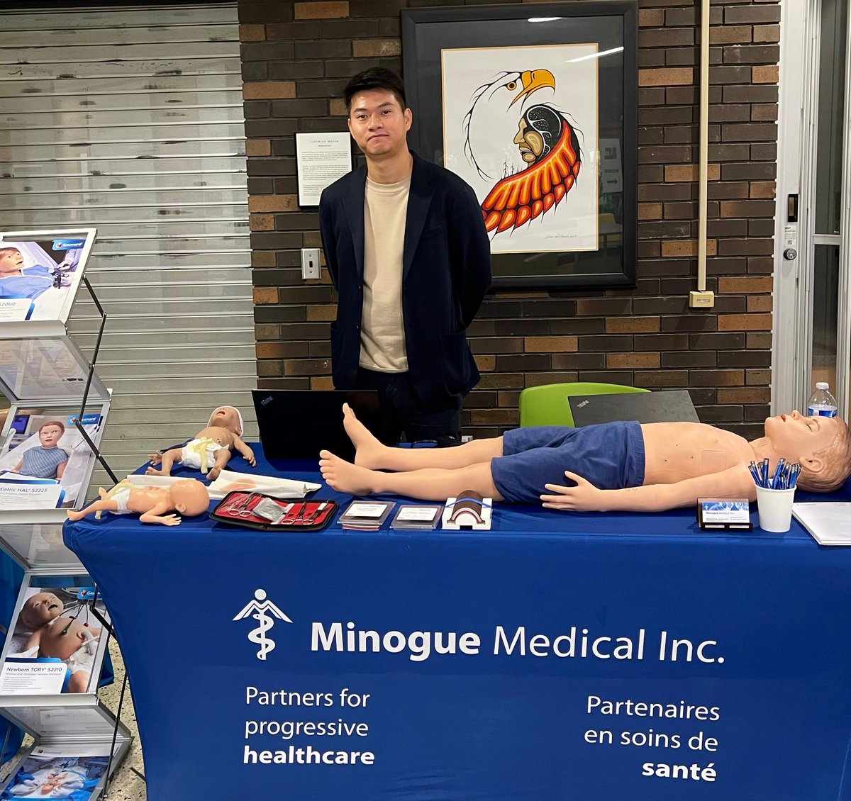 Great to meet the the educators and students <a href="/StClairCollege/">St. Clair College</a> and share details of our advanced patient simulation technologies and solutions.

#healthcaresimulation #training #education #patientsimulation