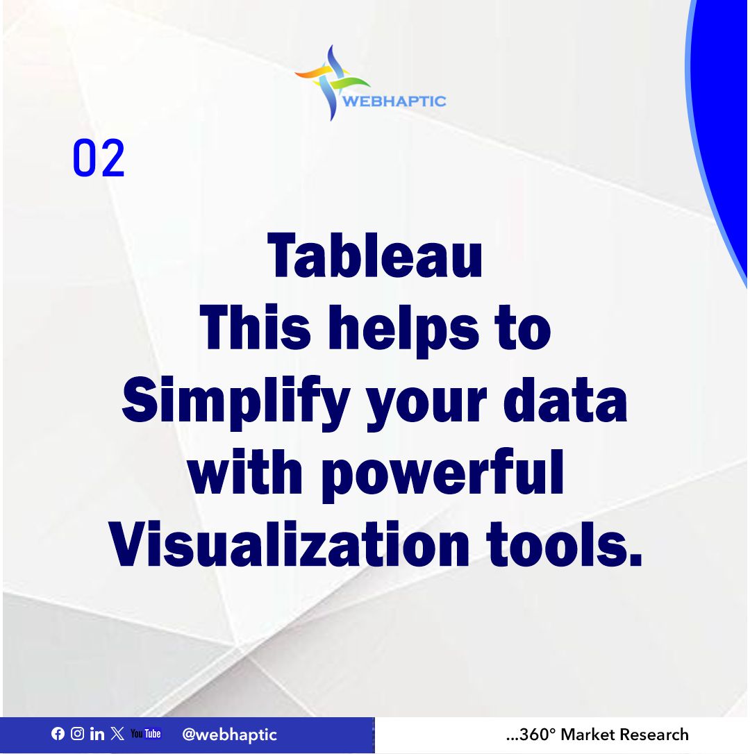 webhaptic's tweet image. Unlock the power of data analysis for your business with the right tools.  Let&apos;s find the right solution to your needs at Webhaptic.

#DataAnlysis #Webhaptic #MarketResearch