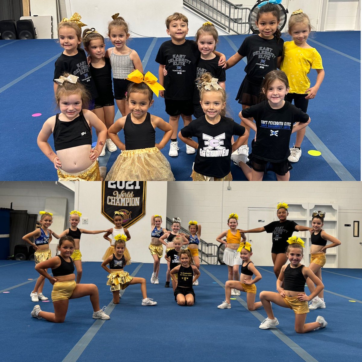 ECE went GOLD for #ChildhoodCancerAwarenessMonth! Childhood cancer has affected many families throughout our program. Ava was on Tinys when she was diagnosed at 5. If you would like to donate to help families in need and towards funding  please visit  SophiasFund.org 🎗️💛