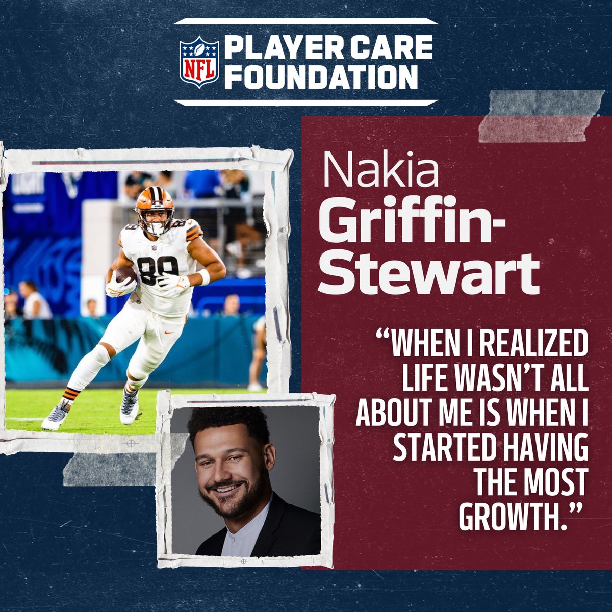 Motivational Monday 💪 Our very own Nakia Griffin-Stewart, reminds us that real growth begins when we realize life isn’t just about us. True progress comes from thinking beyond ourselves and lifting others up. <a href="/NakiaGriffin/">Nakia Griffin-Stewart</a> #NFLPCF #MotivationalMonday