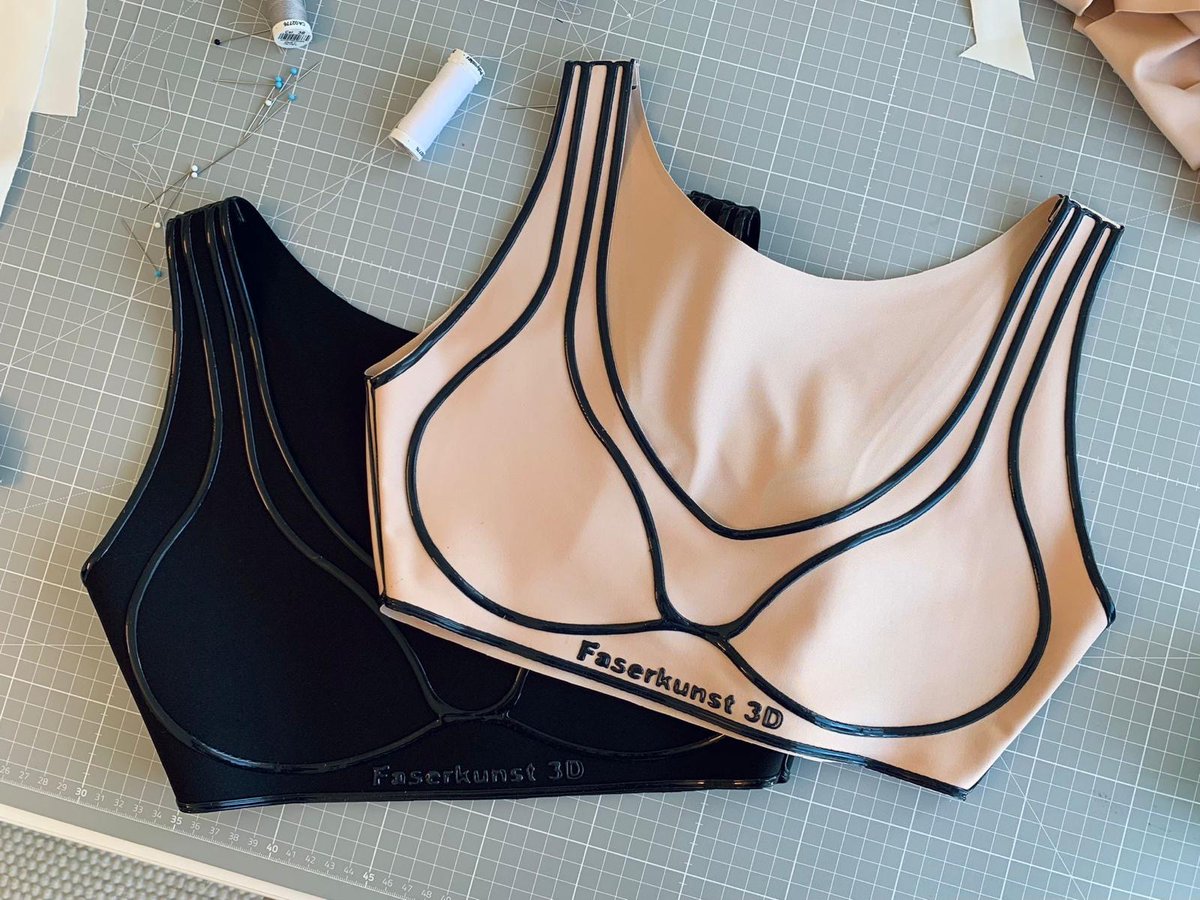 A student used RX-AM printing technology to prototype a sports bra. By printing soft, flexible material directly onto textile, the possibilities are endless for creating more comfortable, supportive and customizable garments!

#additivemanufacturing #3Dprinting #3Dprinted