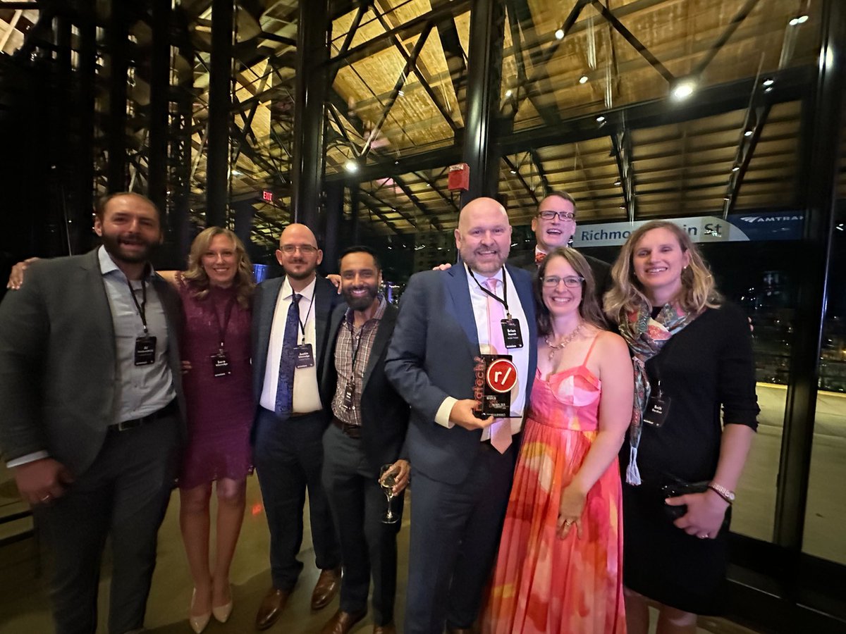 simple_thread's tweet image. We are so excited to share that #Threadhead Brian Bassett was honored with the @rvatech Chair’s Award at their Gala for service and innovation in our community! 🎉