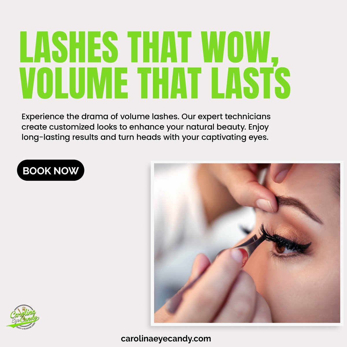 Carolinaeyecndy's tweet photo. When it comes to lashes, why settle for anything less than stunning? Our volume lashes add fullness, length, and serious drama—no touch-ups needed!
#volumelashes #lashtech #eyelashextensions #lashgoals #longlastinglashes #glamlashes https://t.co/vSjwmeOCGB