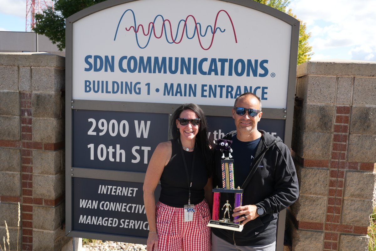 Congratulations to Executive Assistant Amanda Bormann and Data Operations Lead Michael Riedel for winning the coveted SDN Communications bean bag tournament at our semiannual picnic last week!