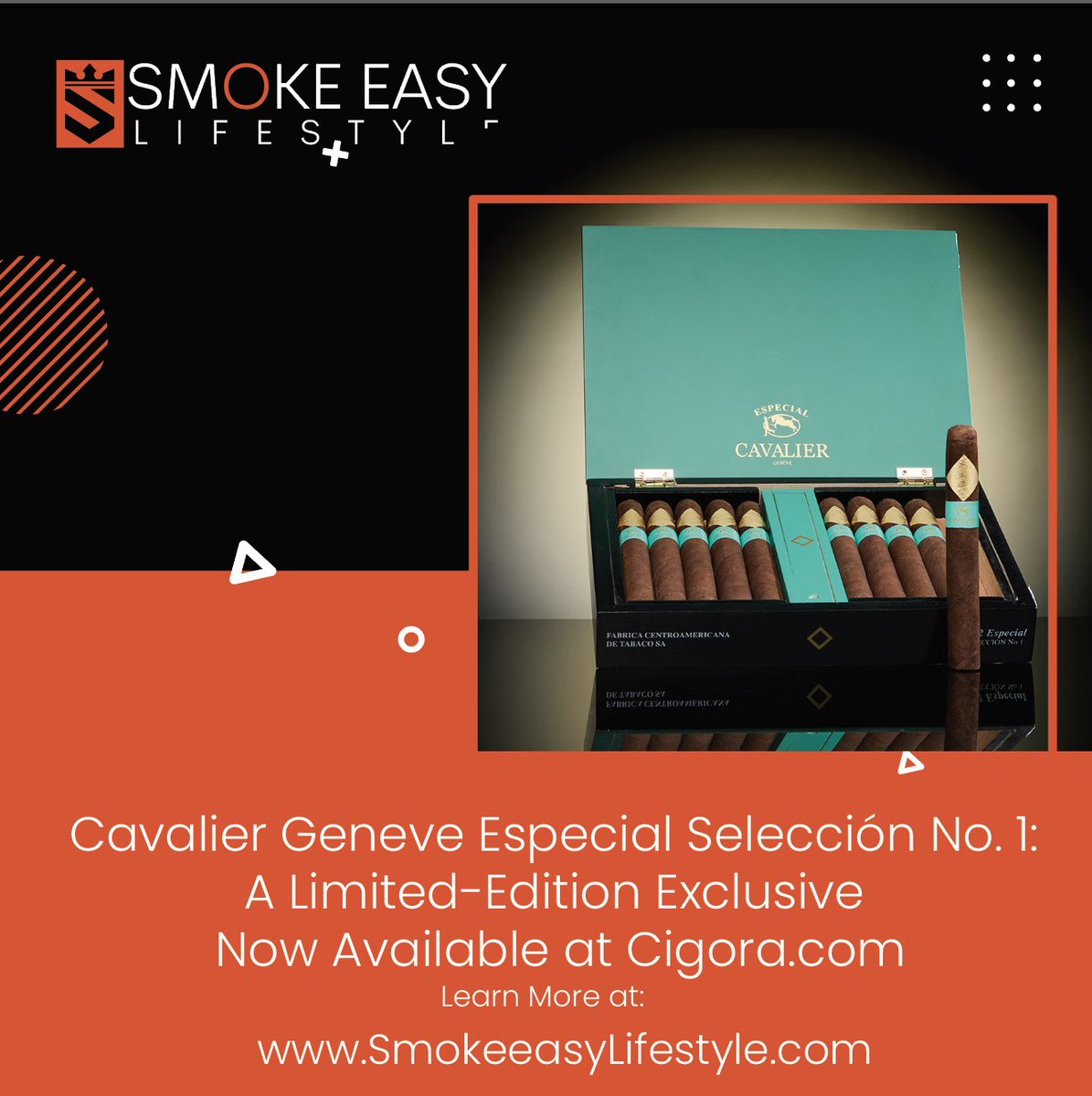 smokeeasylife's tweet photo. Cavalier Geneve Especial Selección No. 1: A Limited-Edition Exclusive Now Available at https://t.co/xXtu2dhK0k
https://t.co/V2Wom0askg https://t.co/xCfPRQAzJf
