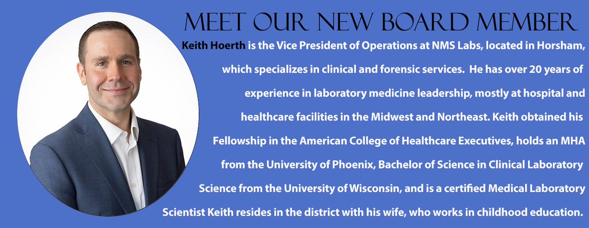 Welcome Keith Hoerth to the HHEF board!