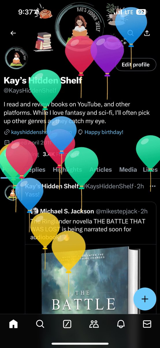 KaysHiddenShelf's tweet photo. It’s balloon day and what a wonderful morning out with my husband. A book haul video will be up on the channel soon i think 😆 https://t.co/eUmJPhWXw5
