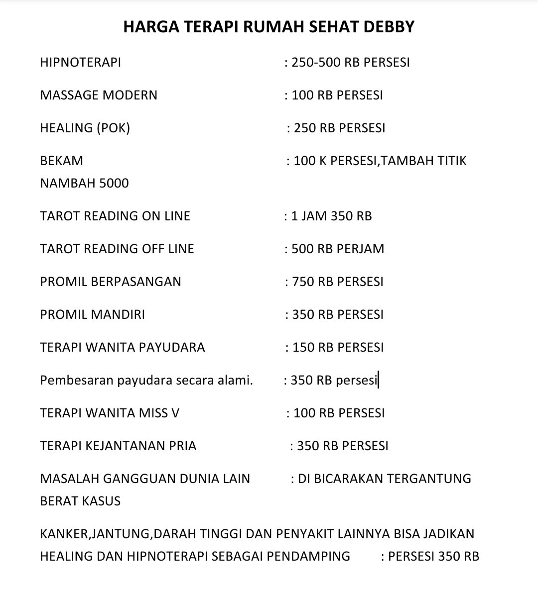 deby_holistik's tweet photo. Terapi kejantanan paket DAHSYAT : hipnoterapi/nlp,prostat terapi,infra red,healing bs req sugesti. Metode ini untuk jaga kesehatan mr.p juga psikis klien.
HANYA 600 RB PERSESI,SANGAT MURAH DAN BERMANFAAT
#prostatterapi
#terapikejantanan
#jakartatimur
#cakung
#terapipria
#impoten https://t.co/J9M4Hr6dkq
